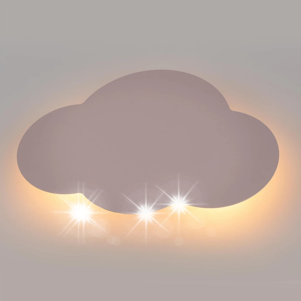 Bez Marki KINKIET LAMPA ŚCIENNA TK LIGHTING CLOUD 4967 KSZTAŁT CHMURKA ROŽINĖ