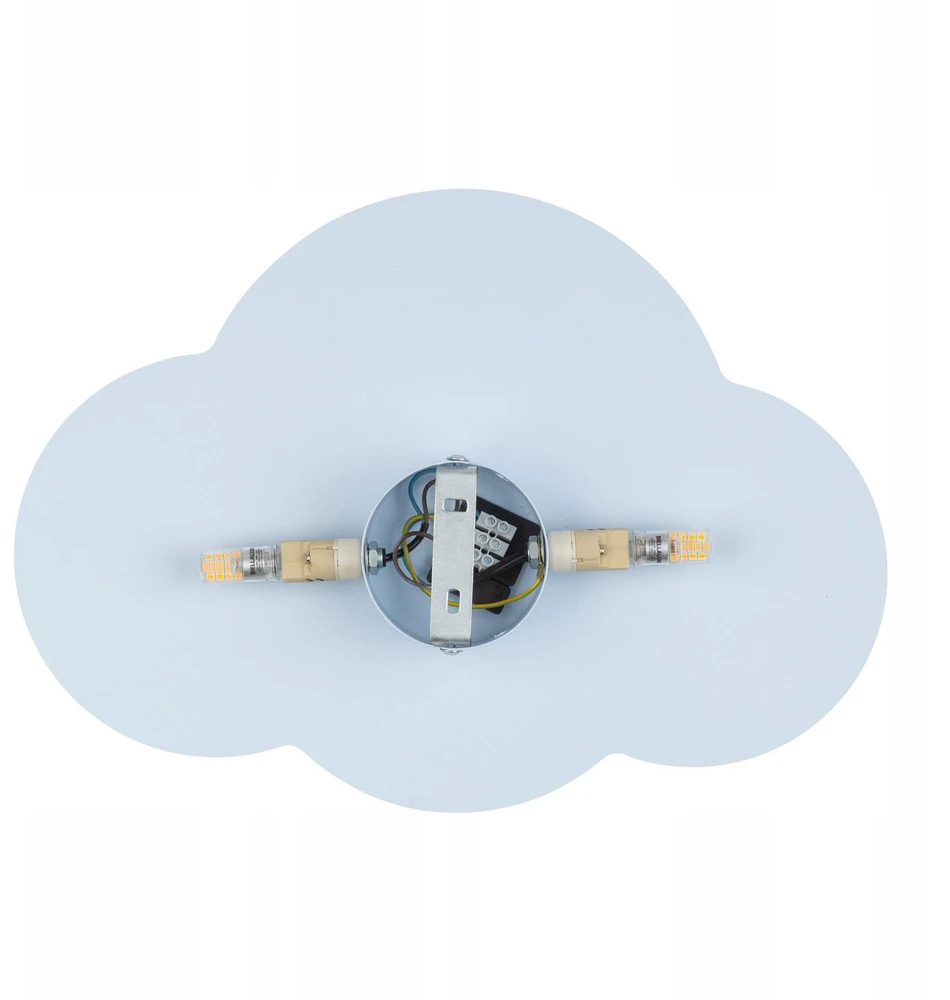 Bez Marki KINKIET LAMPA ŚCIENNA TK LIGHTING CLOUD 4966 CHMURKA mėlyna DLA CHŁOPCA