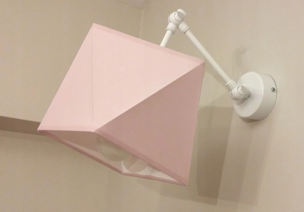 Bez Marki Kinkiet ścienny na przegubach DIAMENCIK lampa ścienna loft abażur kinkiety
