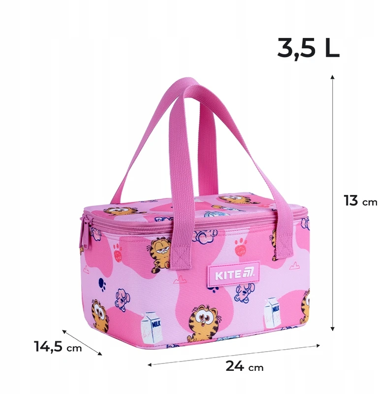 Bez Marki Kite Garfield termoizoliacinė maisto dėžė, 3.5l