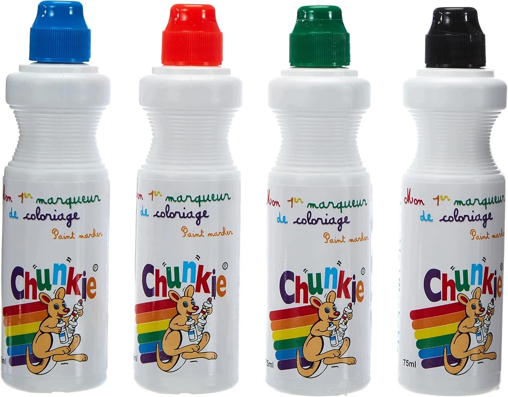 Bez Marki Klasikinės spalvos 75ml markeriai chunkie, 8 vienetų dėžutėje