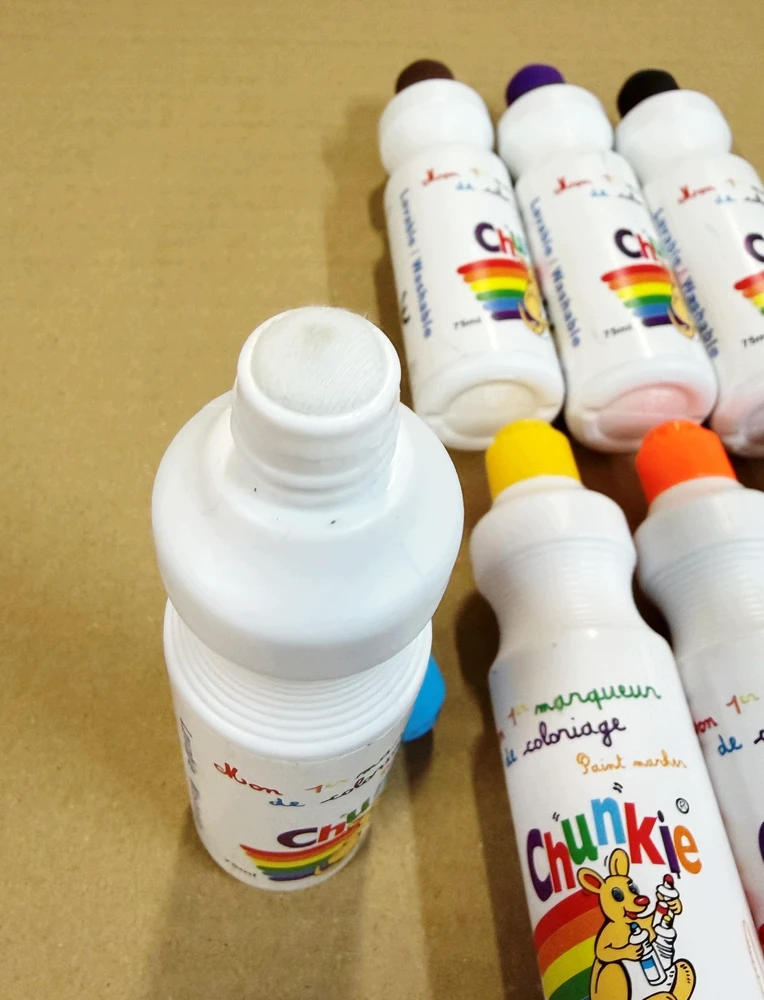 Bez Marki Klasikinės spalvos 75ml markeriai chunkie, 8 vienetų dėžutėje