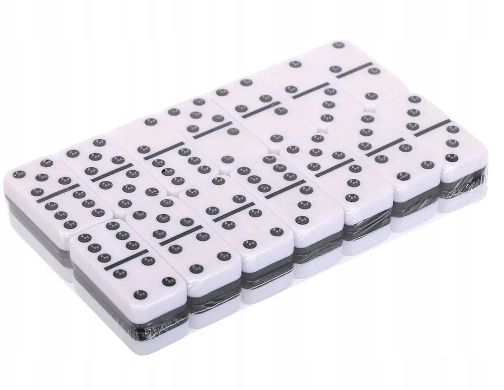 Bez Marki Klasikinis domino žaidimas metalinėje dėžutėje
