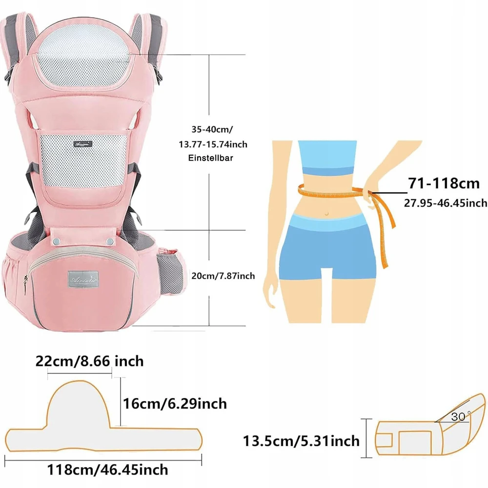 Bez Marki KLUBŲ NEŠYKLĖ ERGONOMINĖ NUGARA MINKŠTA SAUGI NEWBORN KINDER STRING ATMINTIES PUTOS