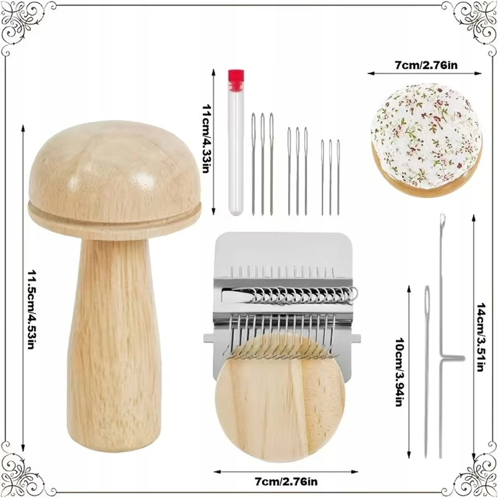 Bez Marki Knit Patch Kit PatchMaker, Nešiojama Darning Lom pradedantiesiems, 14 kontaktų