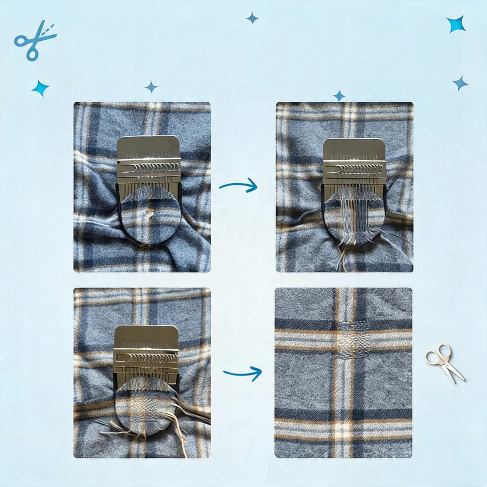 Bez Marki Knit Patch Kit PatchMaker, Nešiojama Darning Lom pradedantiesiems, 14 kontaktų