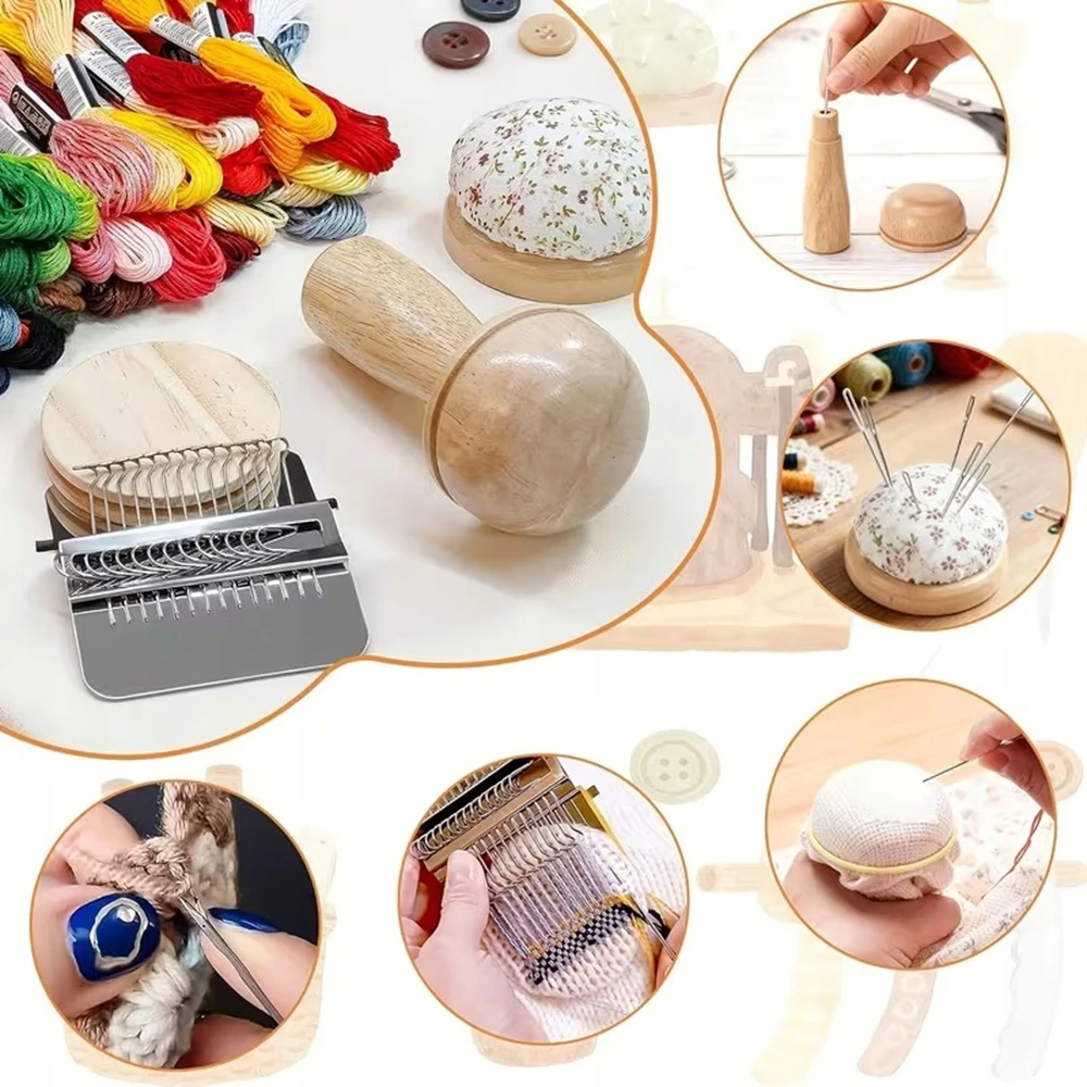 Bez Marki Knit Patch Kit PatchMaker, Nešiojama Darning Lom pradedantiesiems, 14 kontaktų