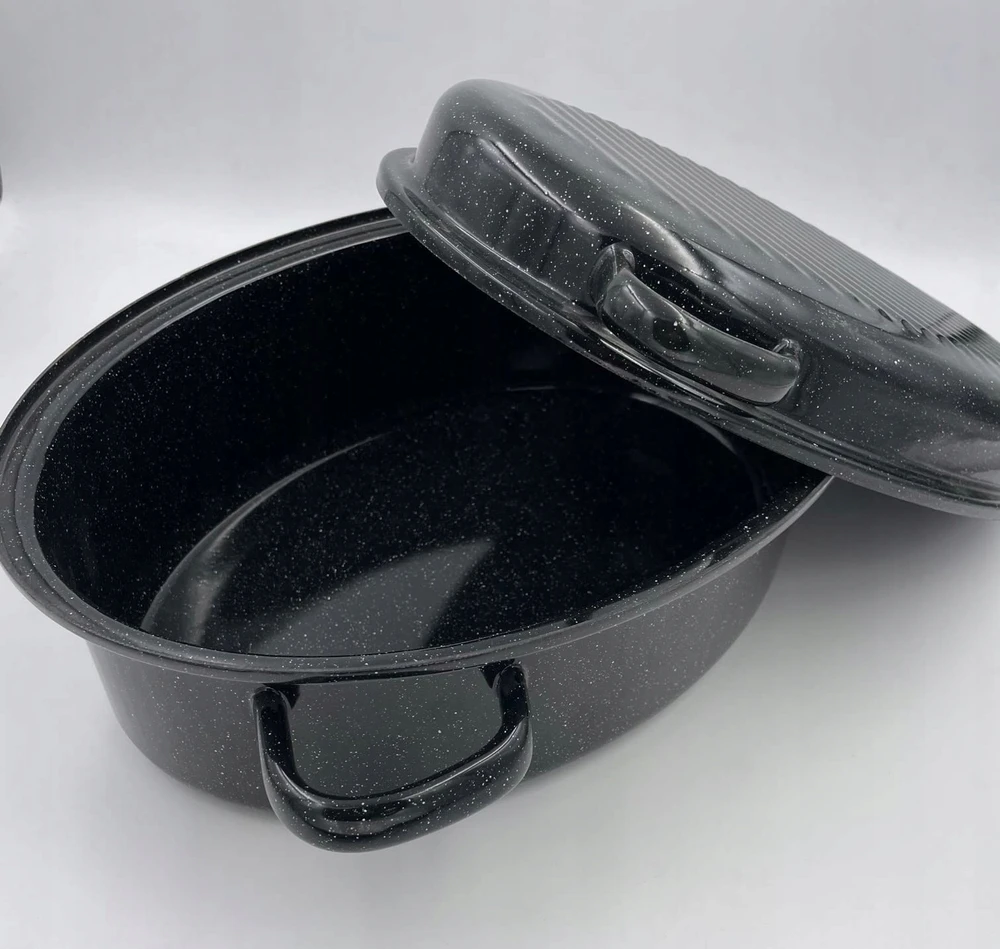 Bez Marki Kochstar K32711042 emaliuotas puodas 42 cm juodas