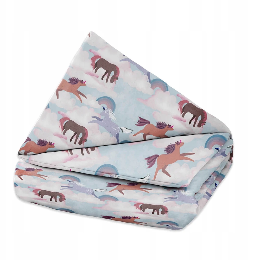 Bez Marki Kołderka obciążeniowa Senso-Rex Kids Gravity 60x100 cm Rainbow Horses