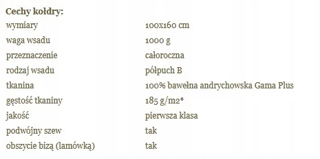 Bez Marki KOŁDERKA półpuchowa 100x160 cm dla dziecka balta, rožinė, ecru