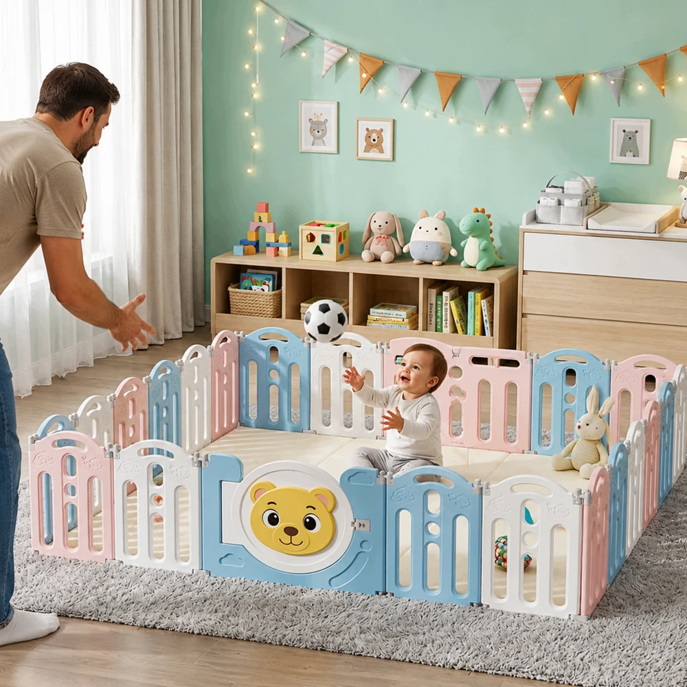 Bez Marki KOJEC DZIECIĘCY DLA DZIECKA DOMOWY Žaidimų aikštelė MODUŁOWY SUCHY BASEN BOISKO