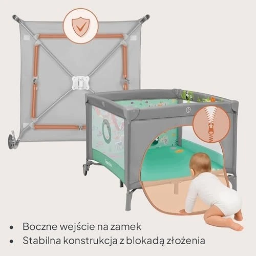 Bez Marki KOJEC DZIECIĘCY MILLE PLUS DO 15 KG 0-36 MIESIĘCY BOCZNE WEJŚCIE DO MONTAŻU