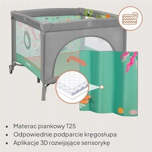 Bez Marki KOJEC DZIECIĘCY MILLE PLUS DO 15 KG 0-36 MIESIĘCY BOCZNE WEJŚCIE DO MONTAŻU