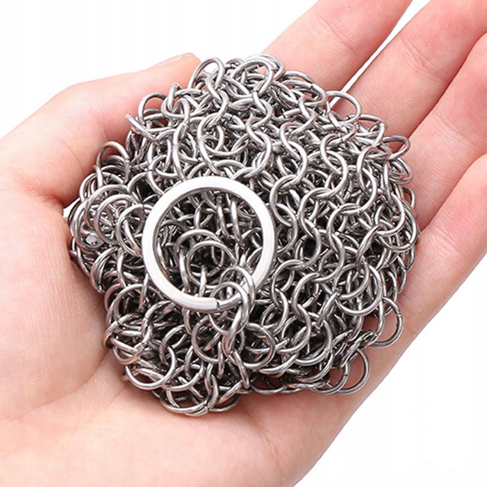 Bez Marki Kompaktiškas ketaus valiklis, nerūdijančio plieno šveitimo grandinės jungtis 8x6 colių