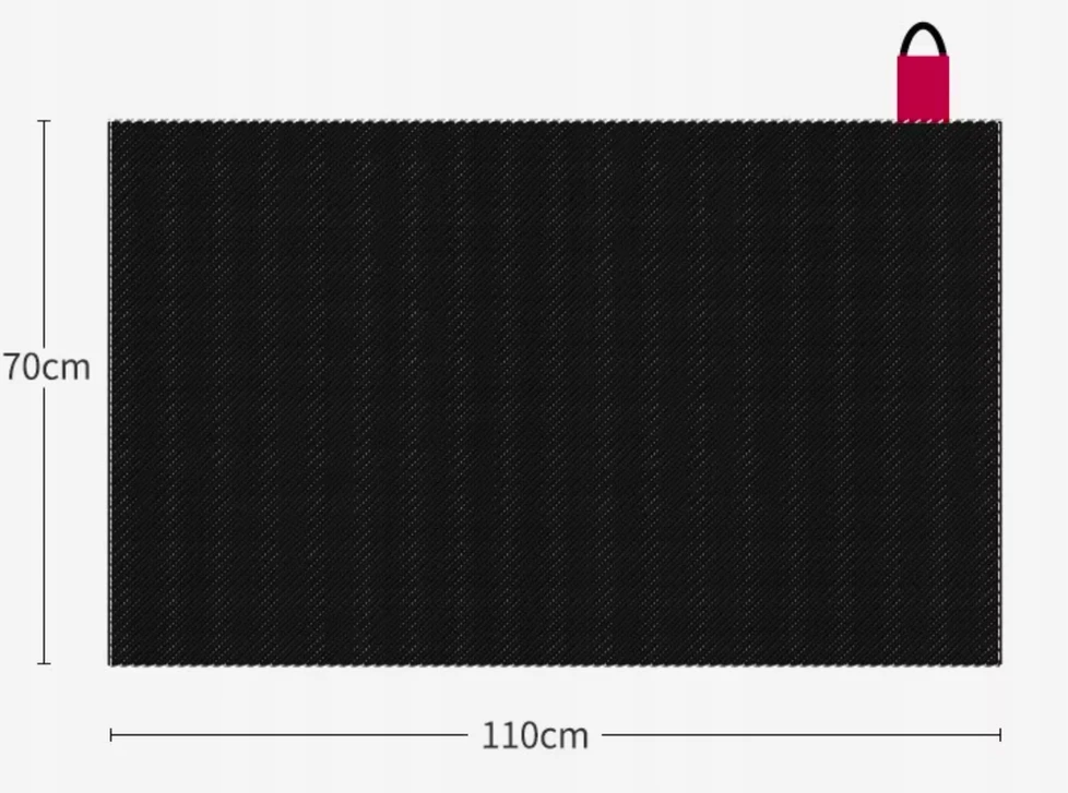 Bez Marki Kompaktiškas pledas 110x70 cm – lengvas ir sulankstomas