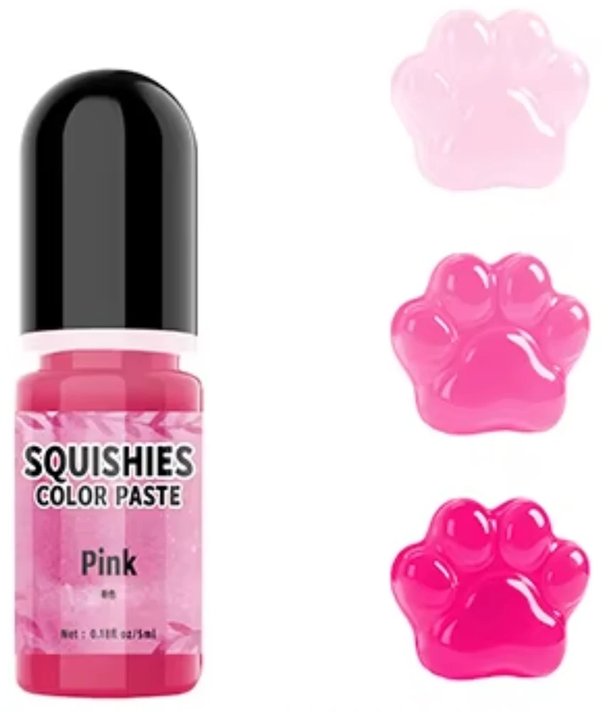 Bez Marki Koncentruotas Rožinis Dažiklis Silikonui, Squishy, Slime 5ml