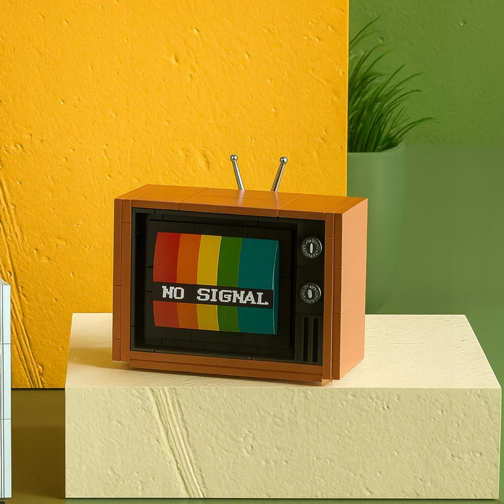 Bez Marki KONSTRUKCINIAI BLAKAI RETRO SPALVOS TELEVIZORIUS VINTAGE TELEVIZORIUS SU 3D ANTENA 133 E