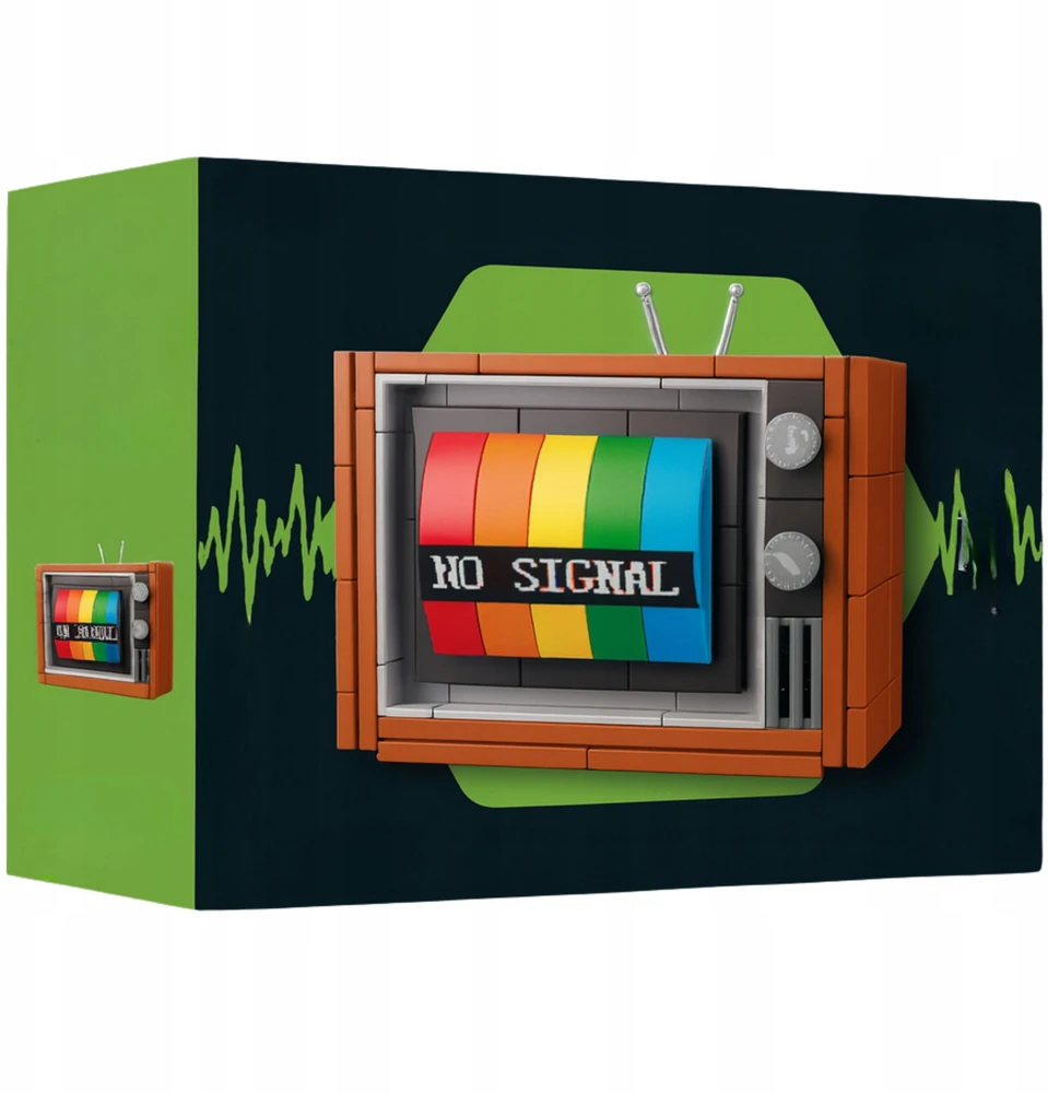 Bez Marki KONSTRUKCINIAI BLAKAI RETRO SPALVOS TELEVIZORIUS VINTAGE TELEVIZORIUS SU 3D ANTENA 133 E