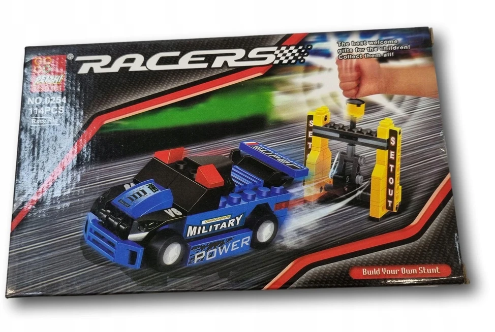 Bez Marki KONSTRUKCINIAI BLOKAI PEIZHI RACERS 0254 114 VNT