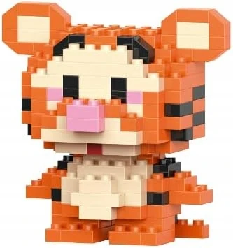 Bez Marki Konstrukciniai blokai Tigger Tigger Block Set | 170 dovanų