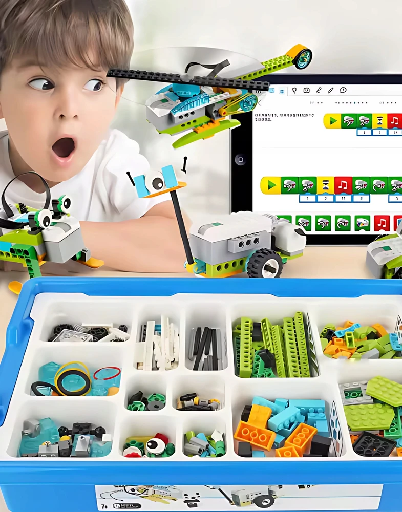 Bez Marki KONSTRUKCINIAI KLUOKAI STATYBINĖS ROBOTIKO MOKYTI 280 vnt. ANDROID SMART 2.0