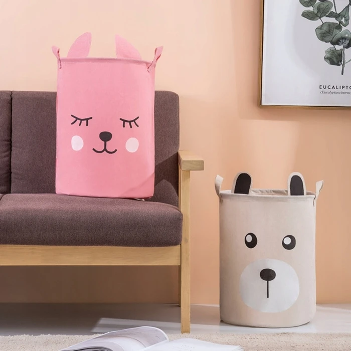 Bez Marki KOSZ ORGANIZER NA ZABAWKI MIŚ WODOODPORNY POJEMNIK