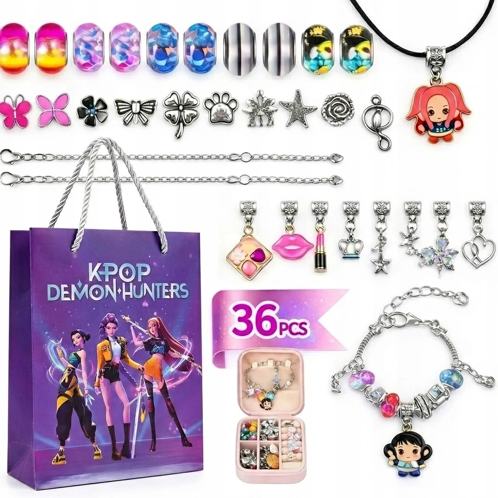 Bez Marki KPOP CHARMS BEADS apyrankių gaminimo rinkinys „pasidaryk pats“ Mergaitės DOVANA