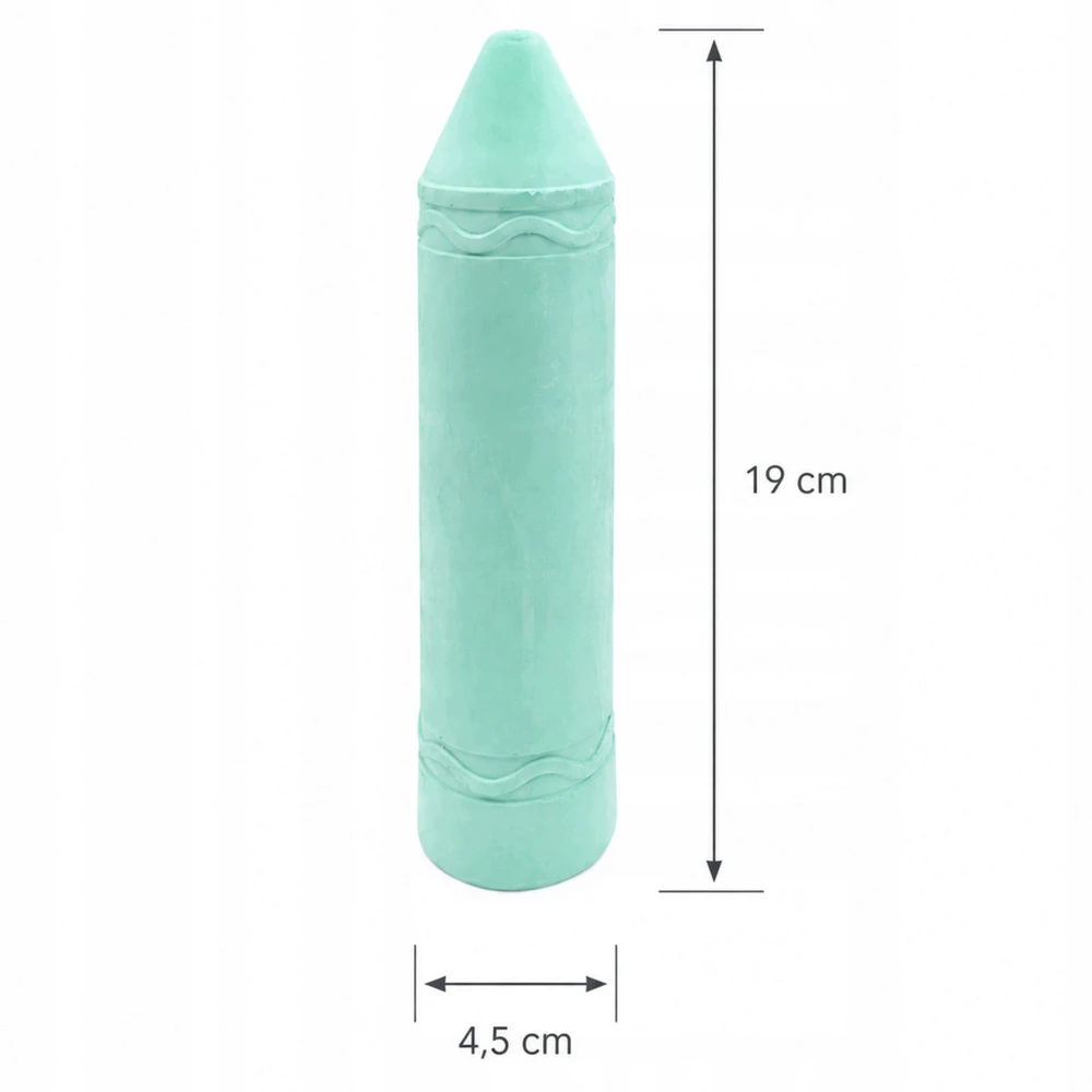 Bez Marki Kreda duża chodnikowa do tablicy 4 kolory 19 cm vaikams gruba bezpyłowa