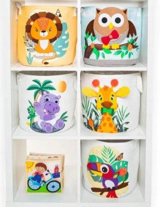 Bez Marki Krepšys na zabawki apvalus - Sowa Jolly Designs