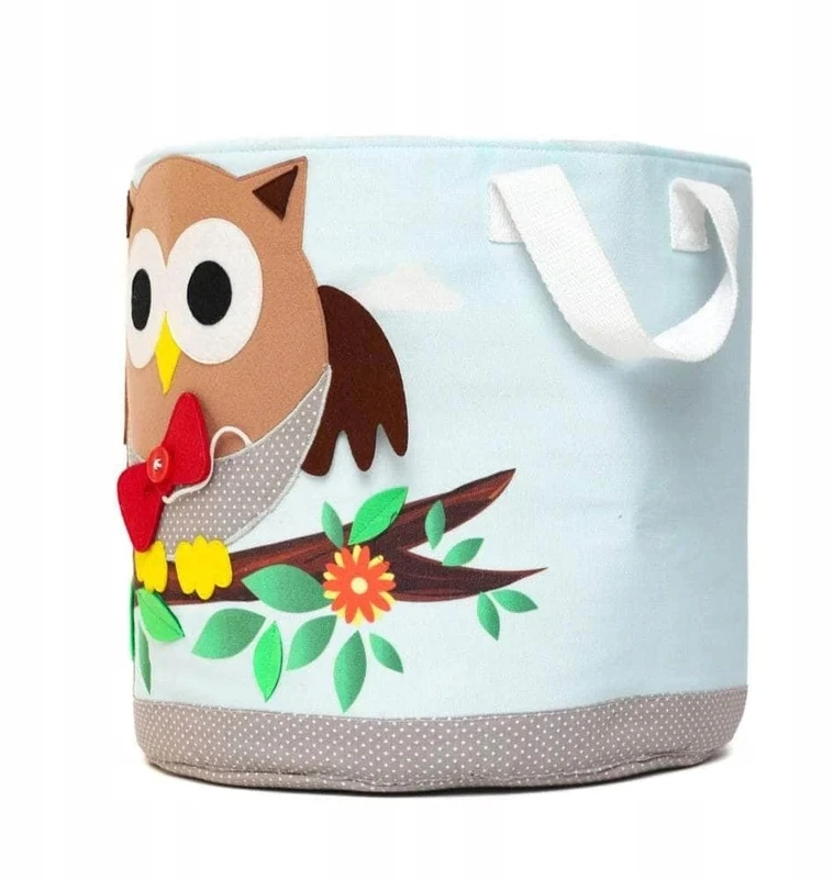 Bez Marki Krepšys na zabawki apvalus - Sowa Jolly Designs