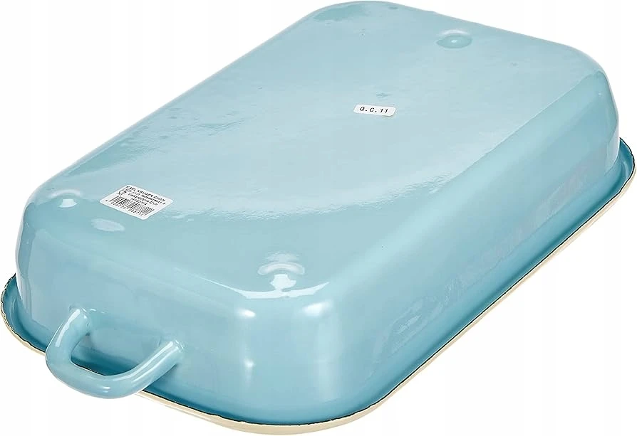 Bez Marki Kruger emaliuota kepimo skarda 2,5 l 26x16x6cm mėlyna kepimo skarda