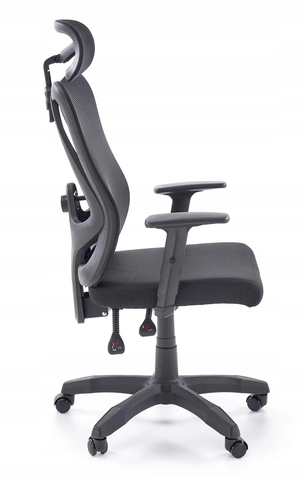 Bez Marki Krzesło biurowe VERTEX juoda ergonomiczny fotel sukamasis do pracy i nauki
