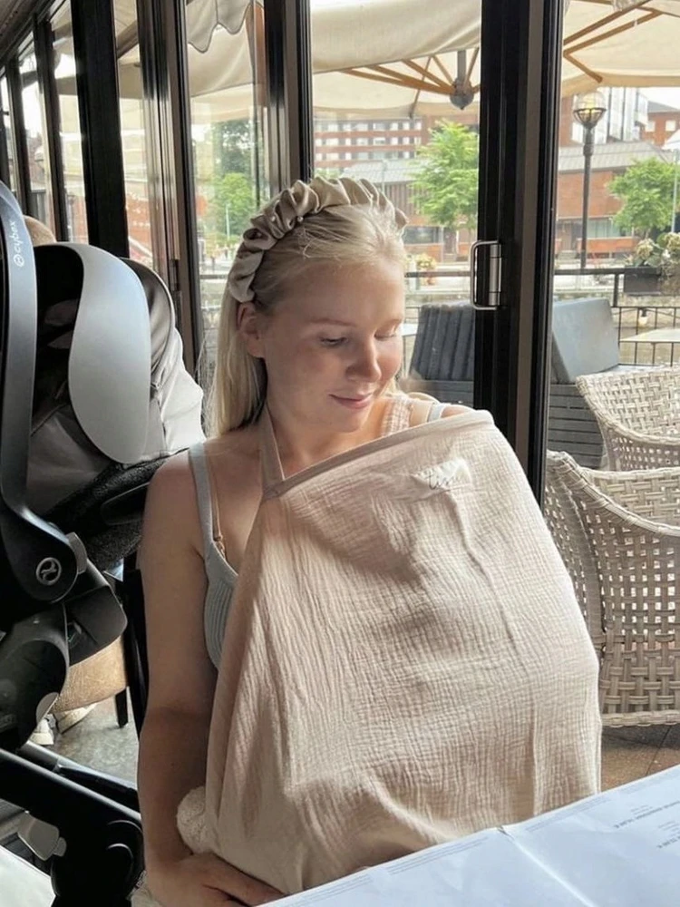 Bez Marki KŪDIKIO ŽINDYMO ŠARAS, MAMOS UŽDALYS, ROŽINĖ MEDVILNĖ