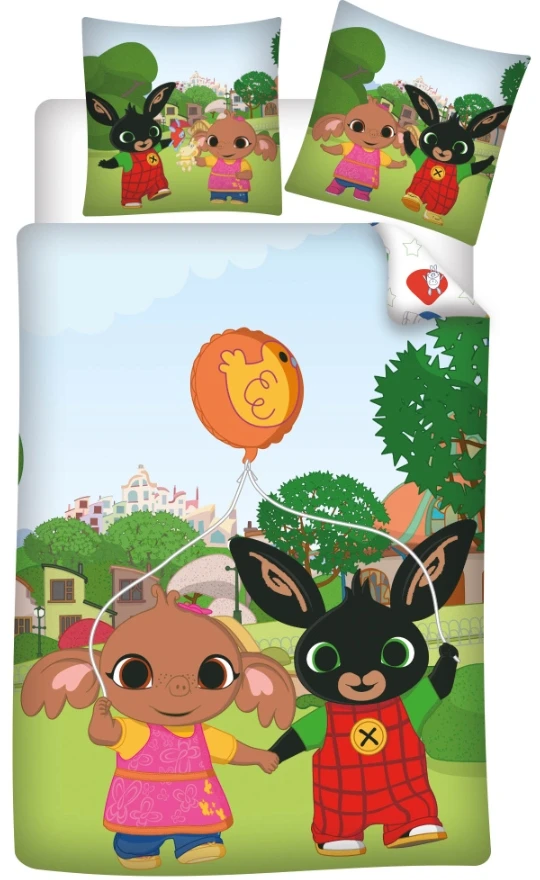 Bez Marki Kūdikių patalynė 100x135 + 40x60 Bing ir Sula Bunny pasaka