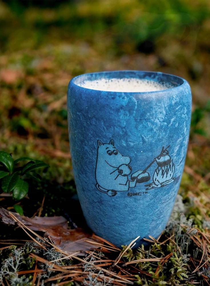 Bez Marki Kupilka 30 Moomin Moomintroll Kavos kelioninis puodelis (0,3 l) - mėlynas