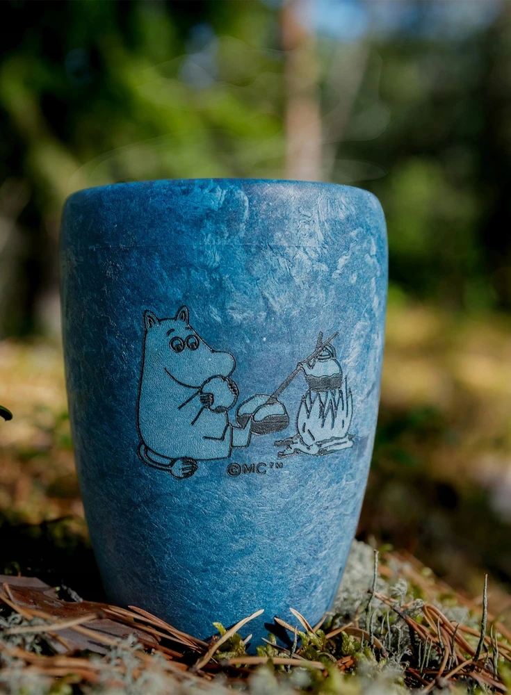 Bez Marki Kupilka 30 Moomin Moomintroll Kavos kelioninis puodelis (0,3 l) - mėlynas