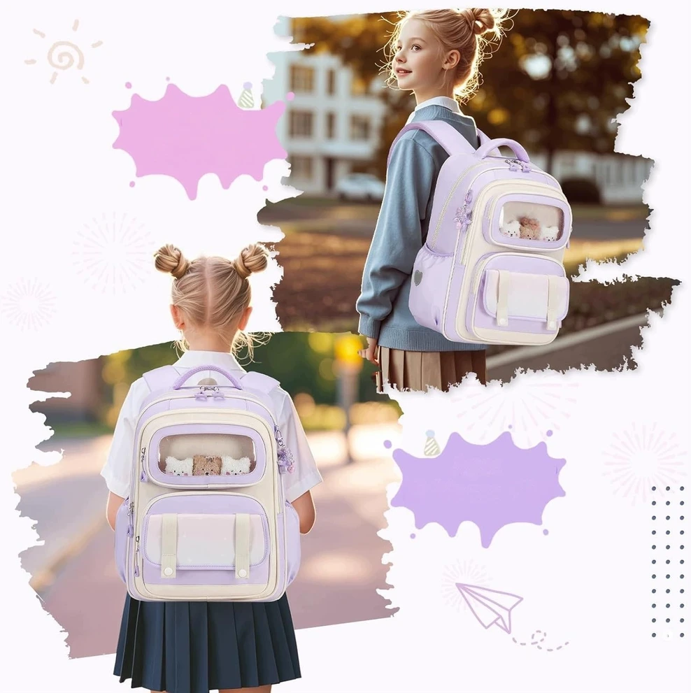 Bez Marki Kuprinė SZKOLNY DZIECIĘCY 20L ERGONOMICZNY NA LAPTOP 14"