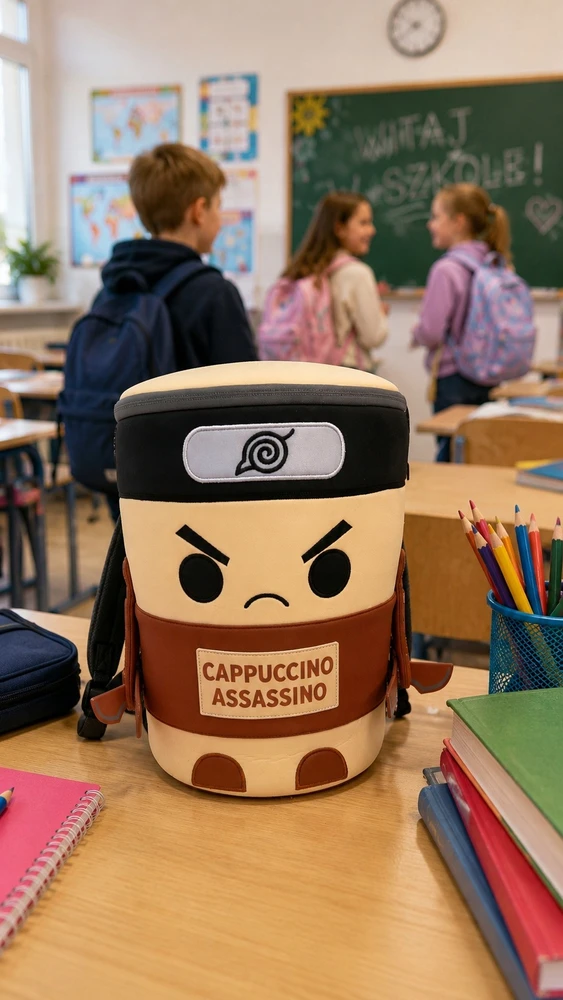 Bez Marki Kuprinė vaikams 3D Cappuccino Assassino neoprenowy ROTWEAR