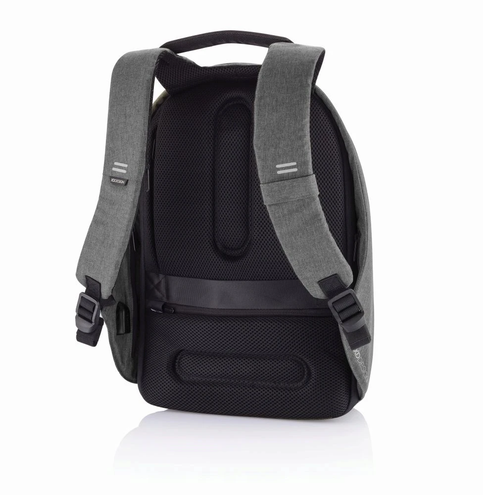 Kuprinė su apsauga nuo vagių XD Design Bobby Hero XL, Juodos/Pilkos spalvos