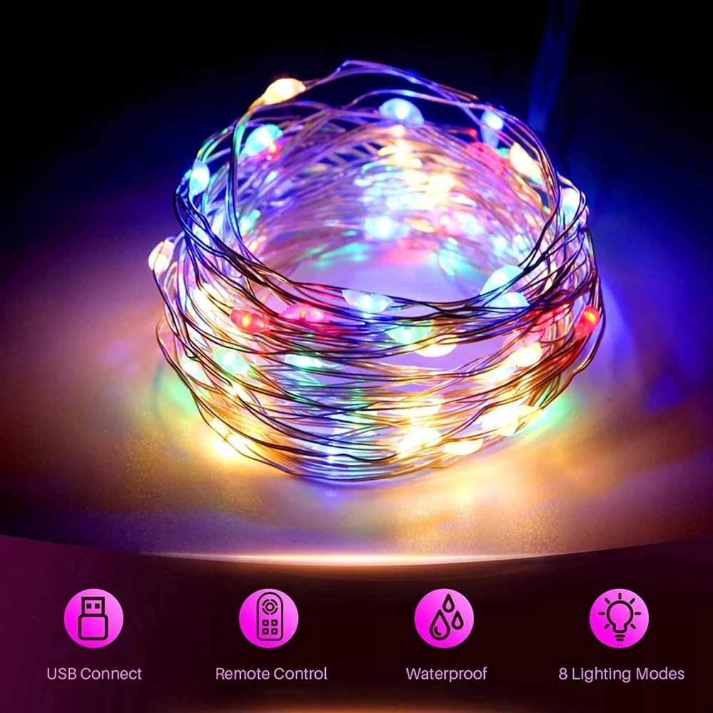 Bez Marki Kurtyna świetlna RGB 3x3m 300 diód LED pilot 8 try