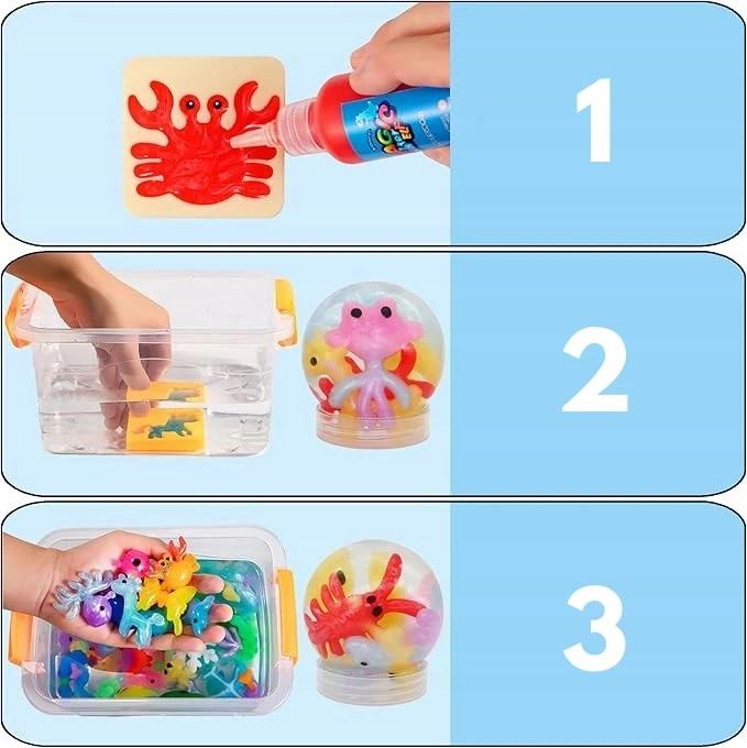 Bez Marki Kūrybingų vaikų edukacinis rinkinys „pasidaryk pats“ gelis „Magic Vanduo Figures Colors“.