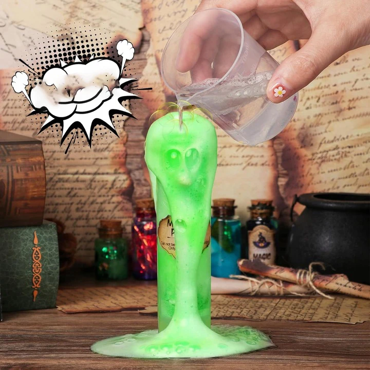 Bez Marki KŪRYBINIO STEBUKLIO VEDLIKO POTION RINKINYS, KURIANT VEIKIA TAMSOJE