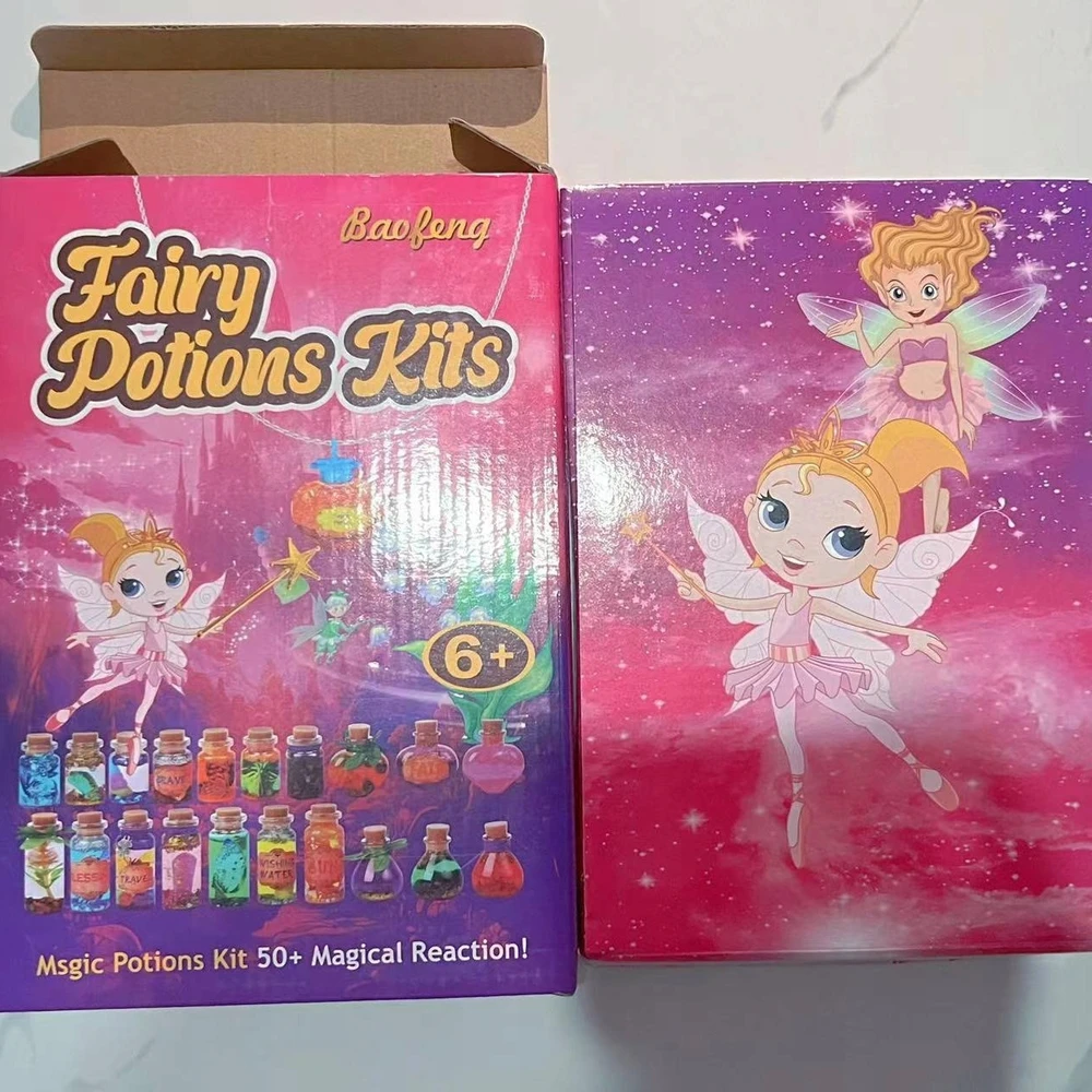 Bez Marki KŪRYBINIO STEBUKLIO VEDLIKO POTION RINKINYS, KURIANT VEIKIA TAMSOJE