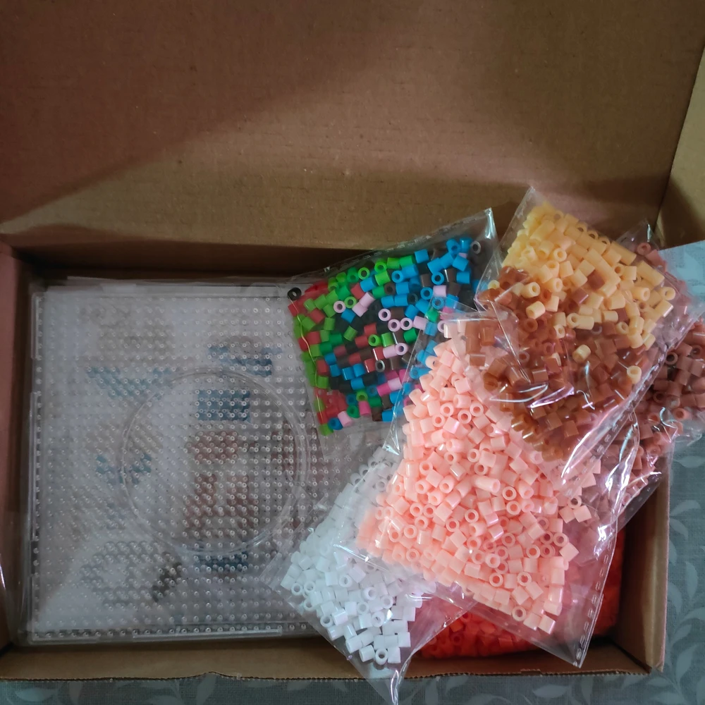Bez Marki Kūrybinis 3d lydymo karoliukų rinkinys 5mm, 5000 vnt.