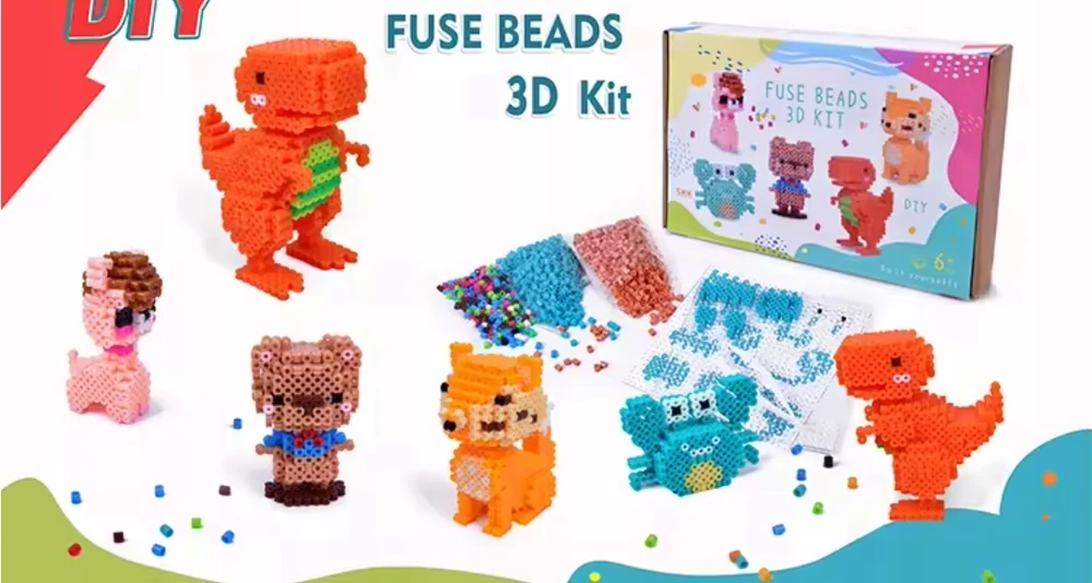 Bez Marki Kūrybinis 3d lydymo karoliukų rinkinys 5mm, 5000 vnt.