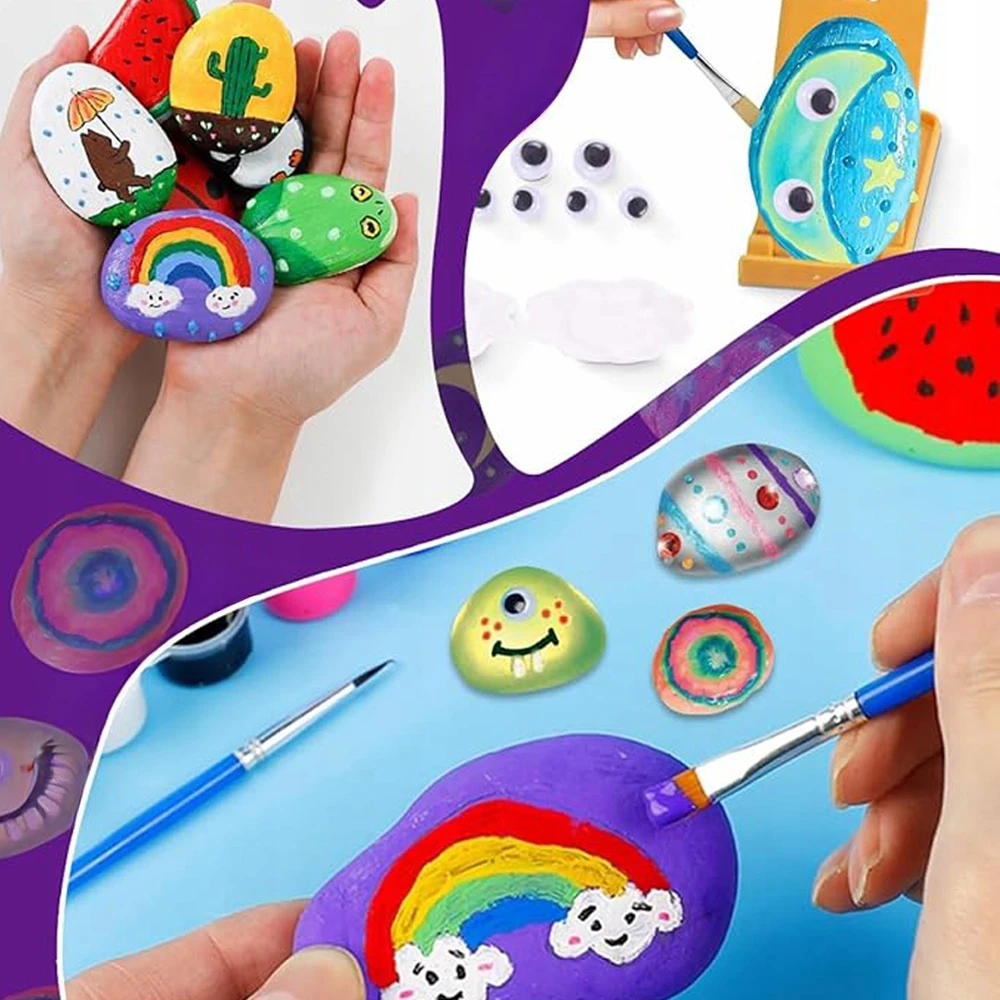 Bez Marki KŪRYBINIS AKMENŲ DAŽYMO RINKINYS TAMSIOJI 3D EFEKTO DOVANA ŠVYTYS