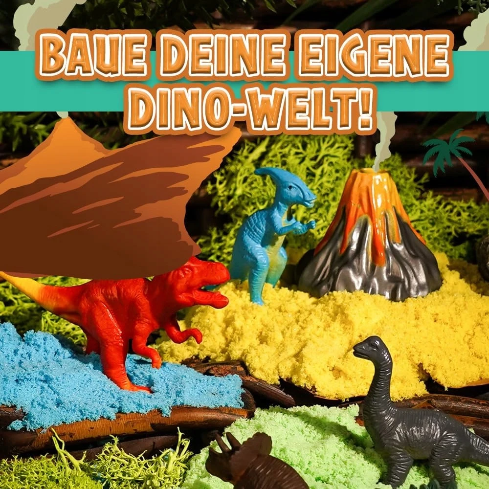 Bez Marki Kūrybinis rinkinys Dinozaurų terariumas naktinė lempa magiškas daugiaspalvis — dovana berniukui, dailės rinkinys, kambario dekoracijos, pasidaryk pats žaislai, priešistorinės figūrėlės, led apšvietimas vaikams