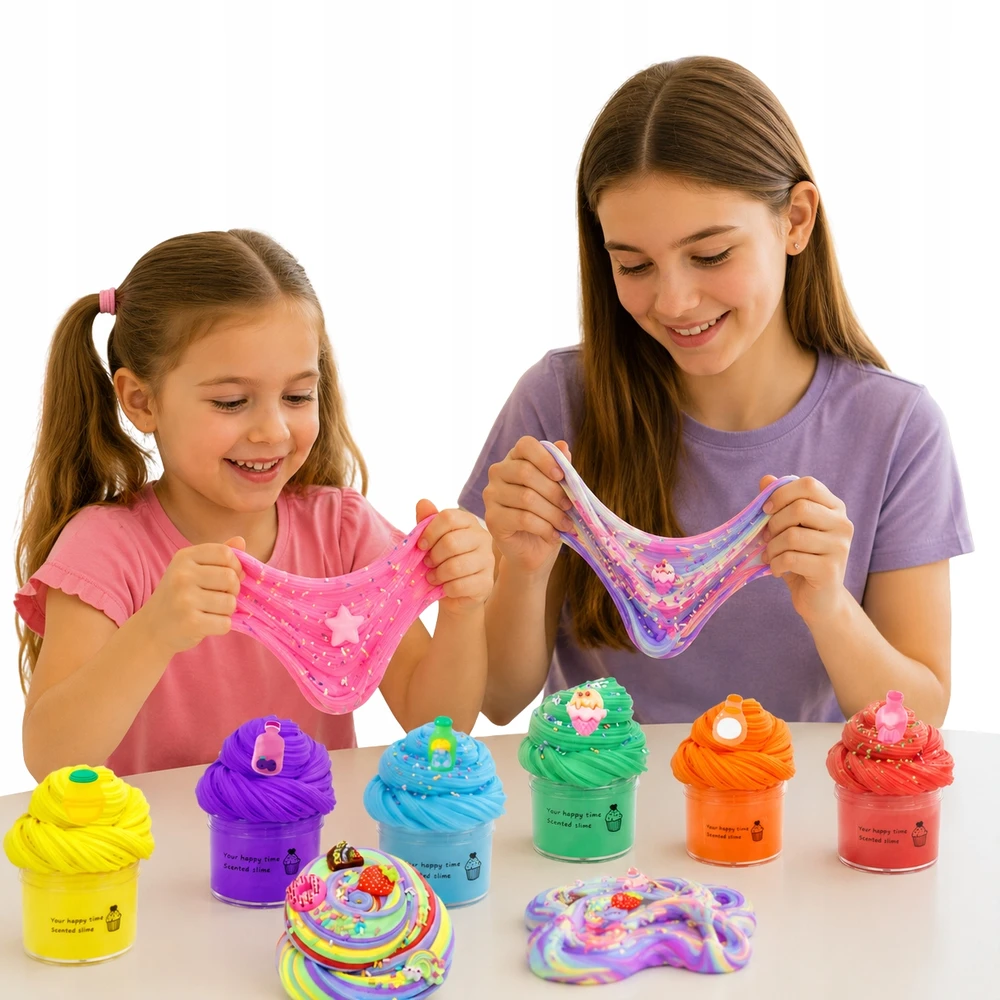 Bez Marki Kūrybinis "slime" rinkinys "pyragaičiai" vaikams su dekoracijomis