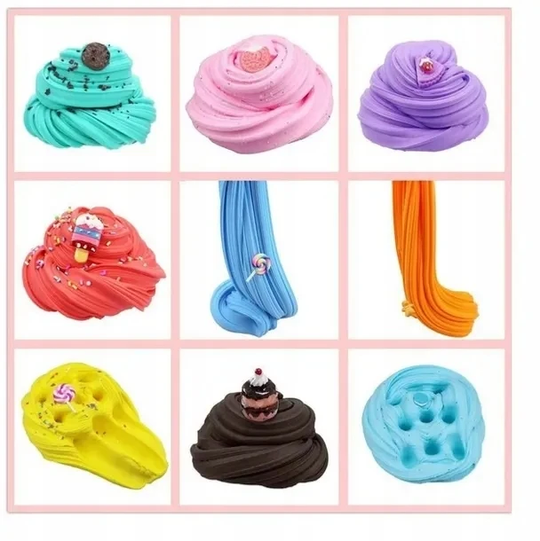 Bez Marki Kūrybinis "slime" rinkinys "pyragaičiai" vaikams su dekoracijomis