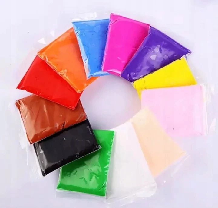 Bez Marki Kūrybos rinkinys PUTOMAS, PLASTIKOS PASTA, plastilinas, 12 SPALVŲ, dovana